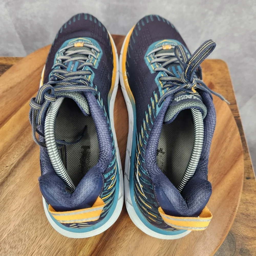 Hoka One One Clifton‎ 5 Running Shoes Mens 11.5 Blue Sneakers 1093755 BISB